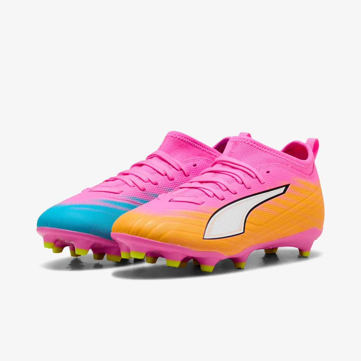 PUMA Kopačke ULTRA 6 MATCH FG/AG Jr Poison Pink-PUMA 