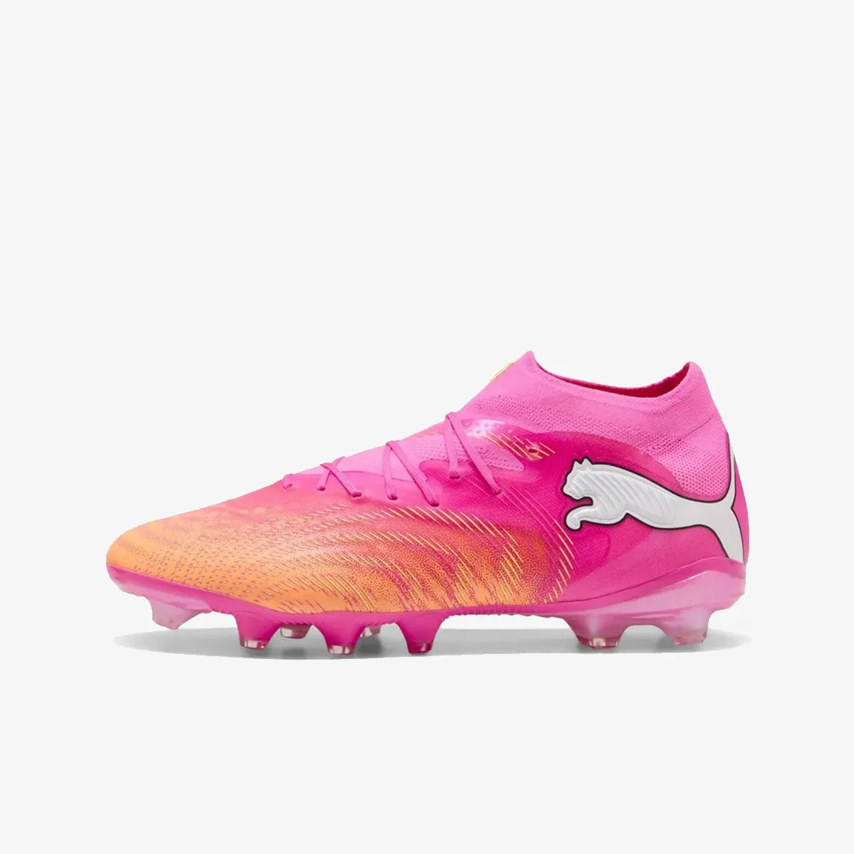 PUMA Kopačke FUTURE 9 PRO FG/AG Poison Pink-Sun Strea