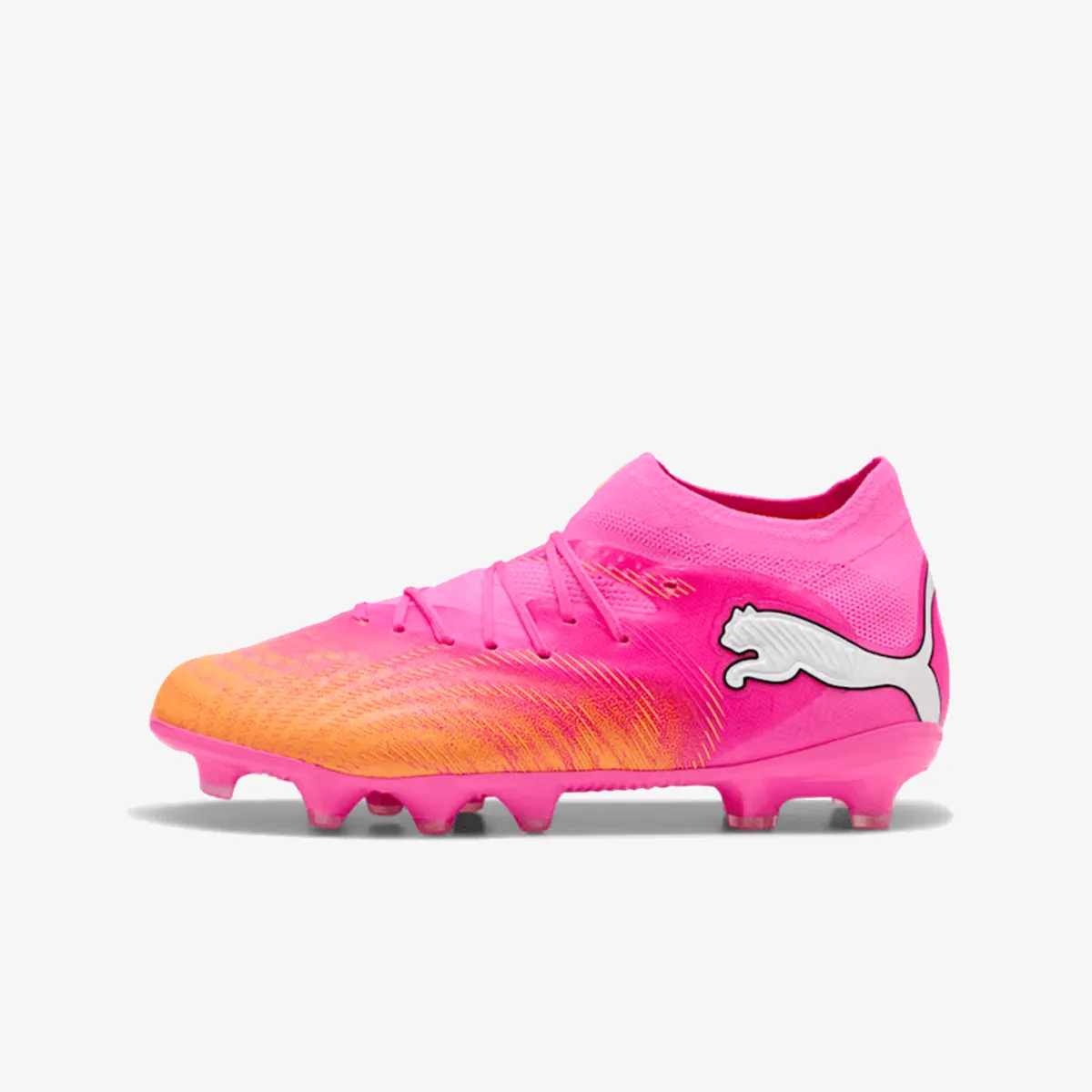 PUMA Kopačke FUTURE 9 PRO FG/AG Jr Poison Pink-Sun St 