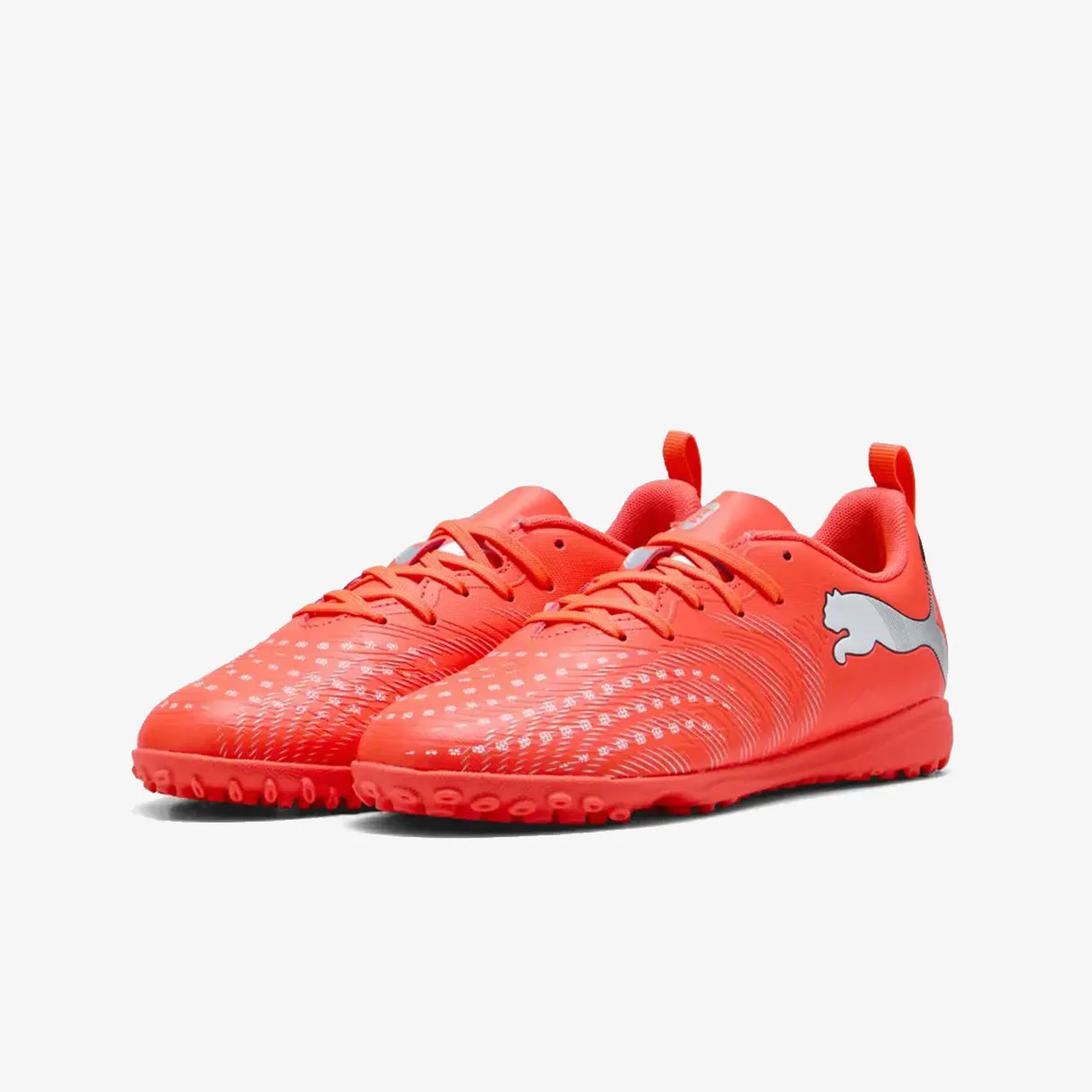 PUMA Tenisice FUTURE 9 PLAY TT Jr Glowing Red-PUMA Whi 