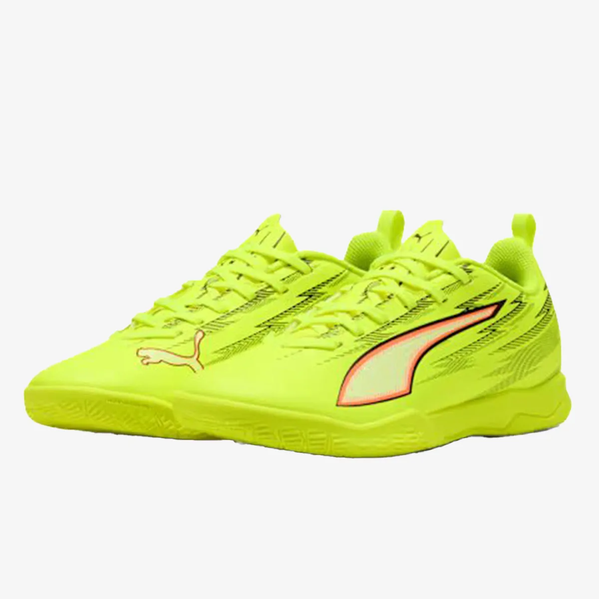 PUMA Tenisice ULTRA 6 PLAY IT Jr Yellow Alert-PUMA Bla 