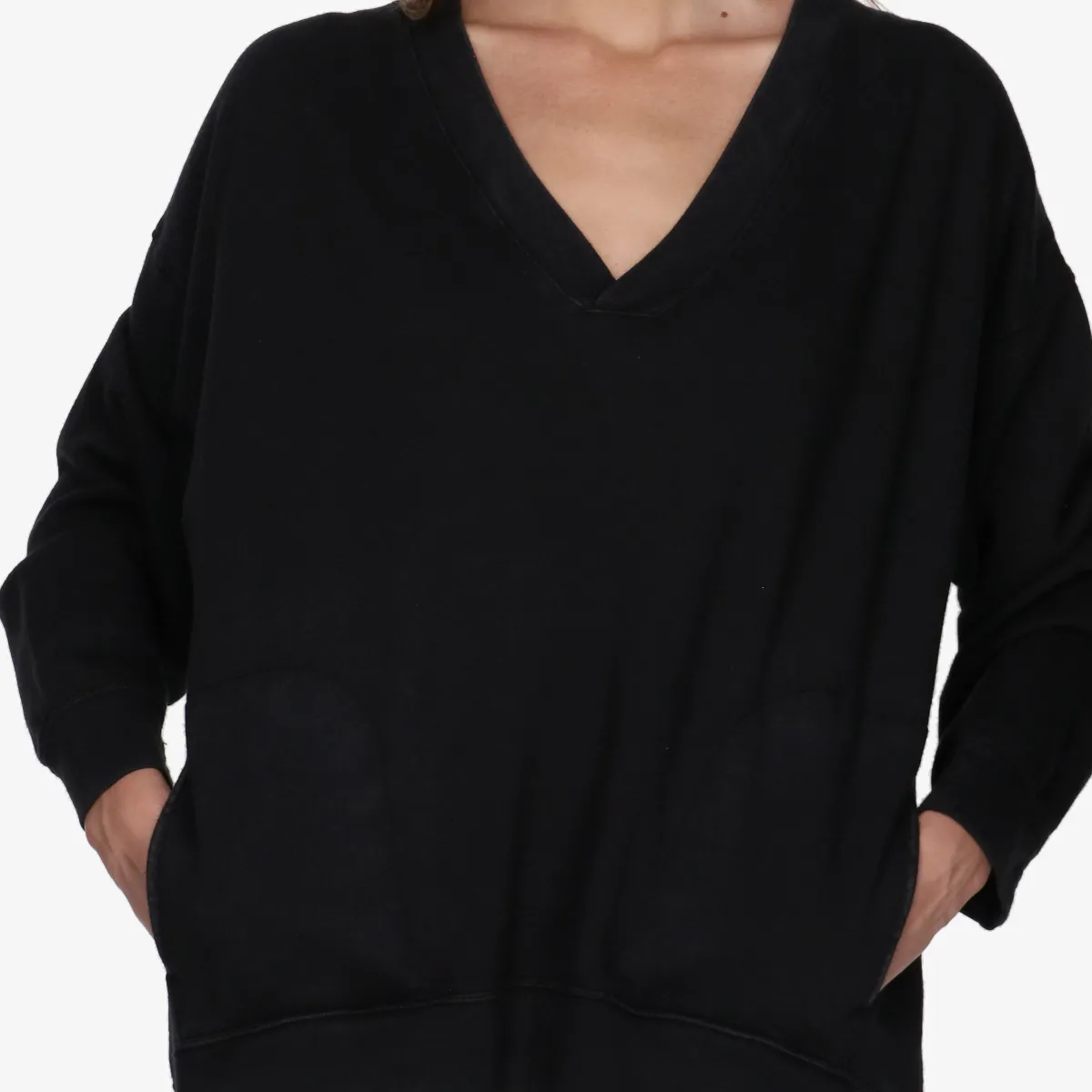 CHAMPION Majica bez kragne V-Neck Sweatshirt 