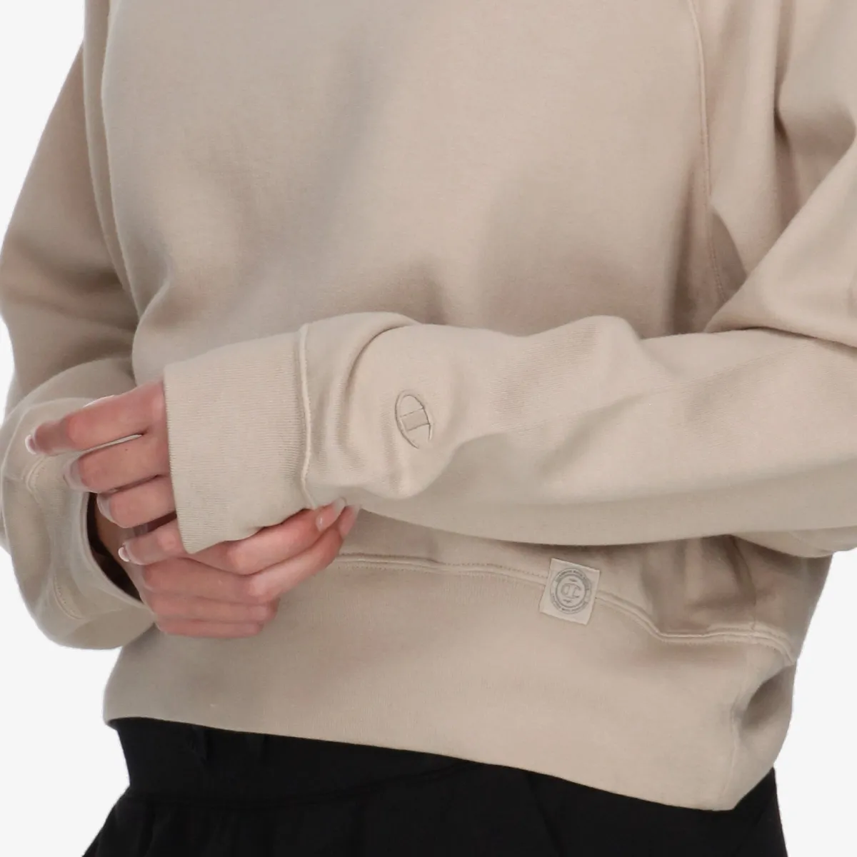 CHAMPION Majica bez kragne Mock Turtle Neck Long Sleeves Sweatshirt 
