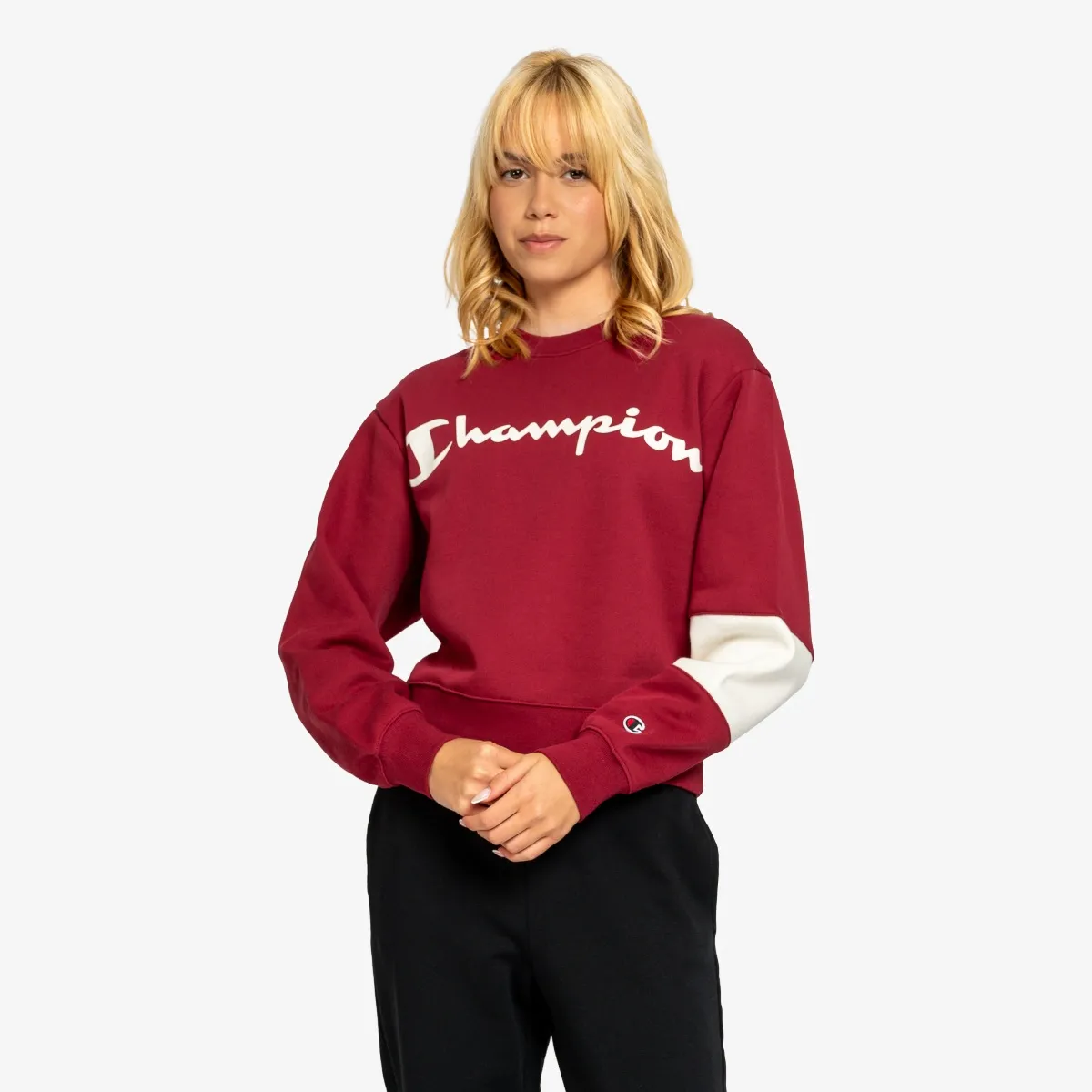 CHAMPION Majica bez kragne Crewneck Sweatshirt 