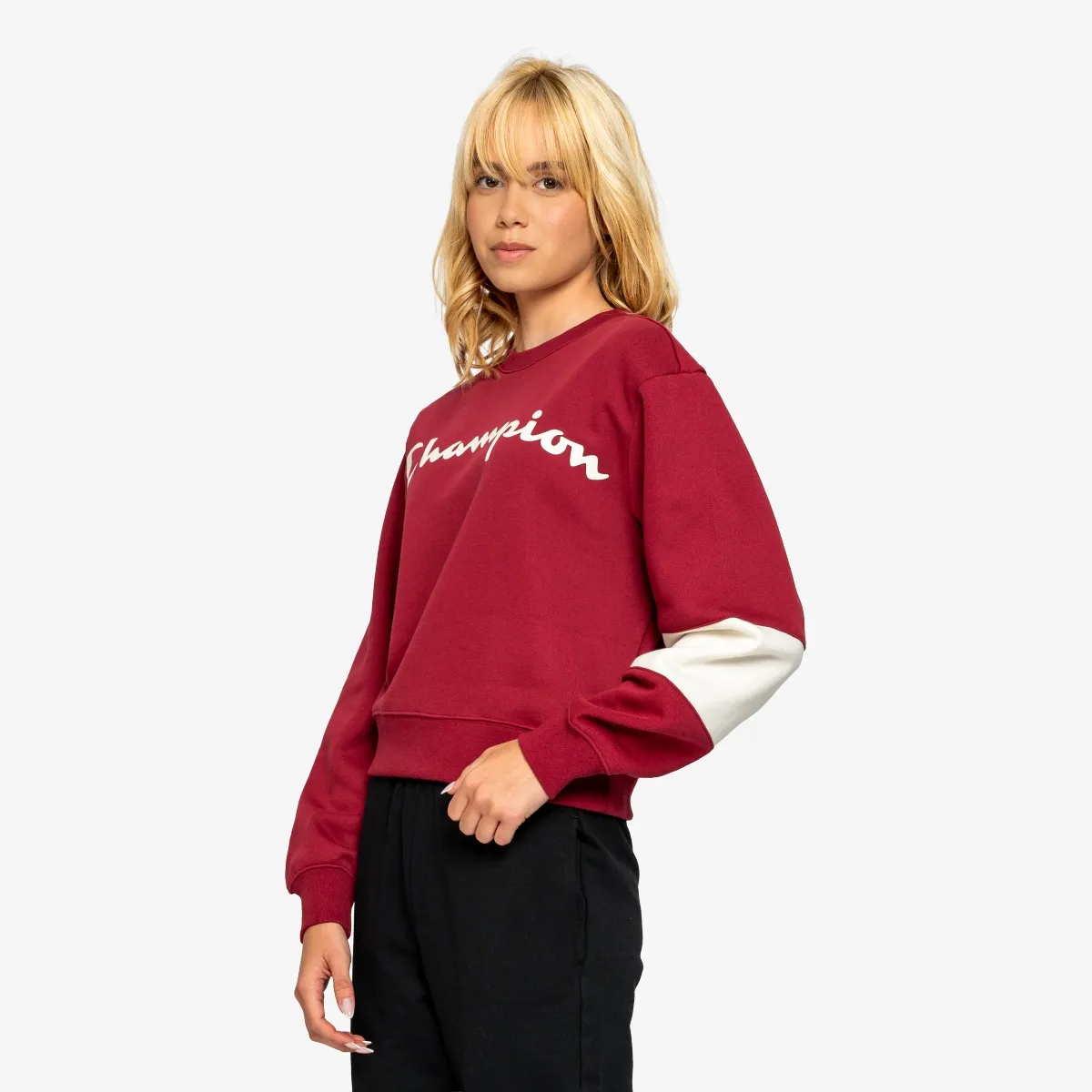 CHAMPION Majica bez kragne Crewneck Sweatshirt 