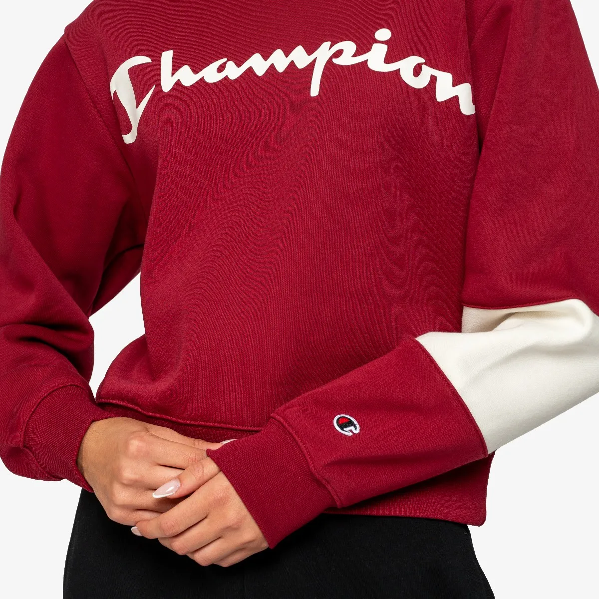 CHAMPION Majica bez kragne Crewneck Sweatshirt 
