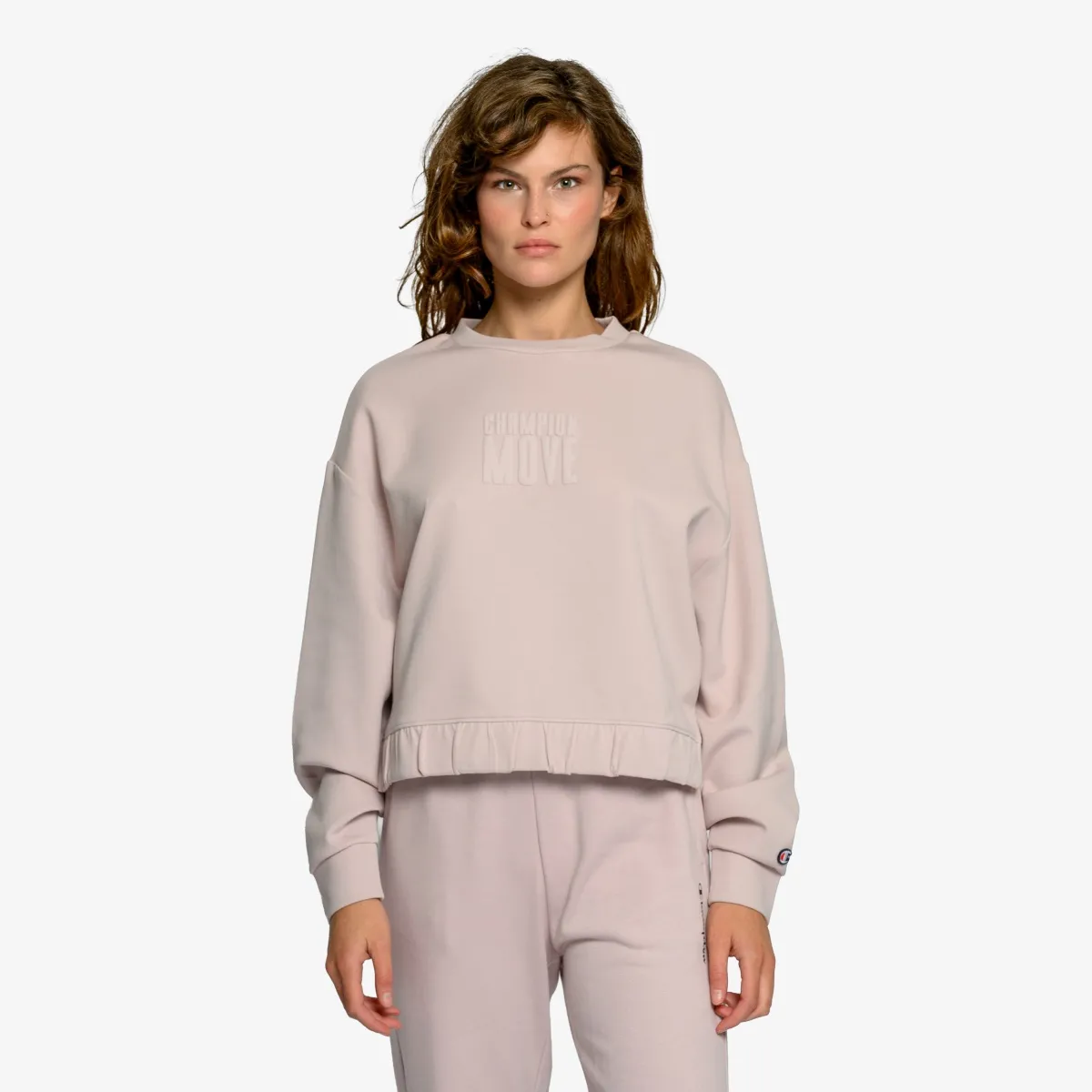 CHAMPION Majica bez kragne CH MOVE CREWNECK 