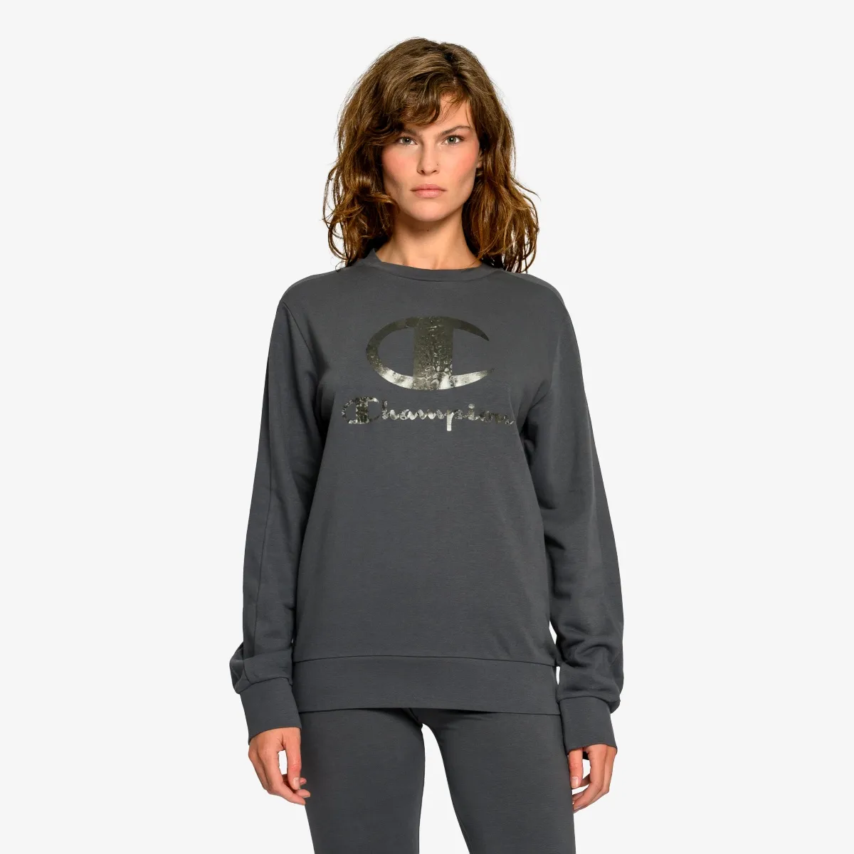 CHAMPION Majica bez kragne GRAPHIC CREWNECK 