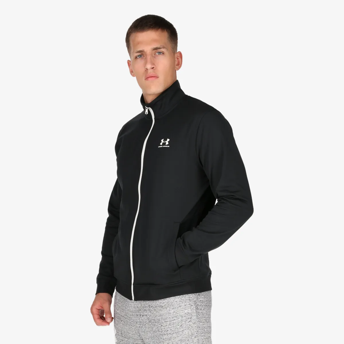 UNDER ARMOUR Majica s polu patentom SPORTSTYLE TRICOT JACKET 