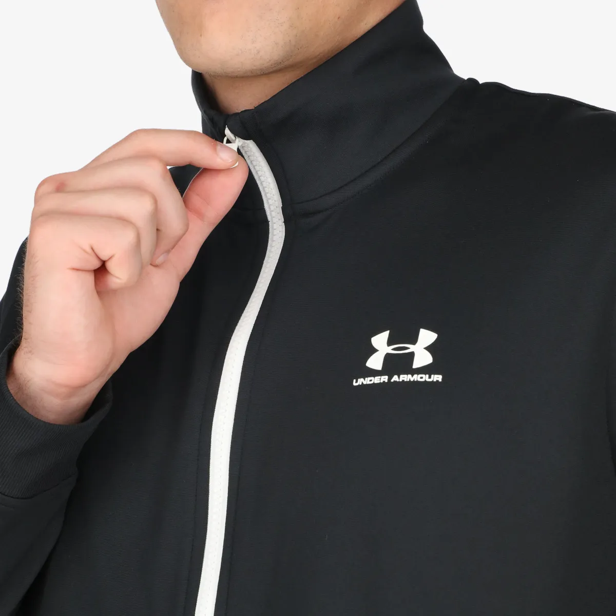 UNDER ARMOUR Majica s polu patentom SPORTSTYLE TRICOT JACKET 