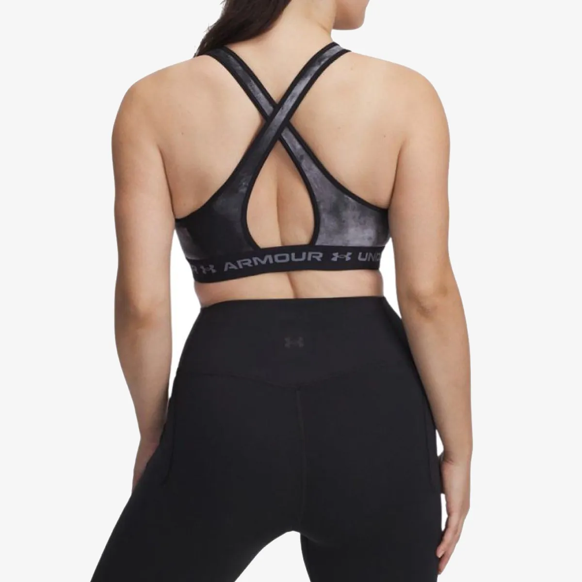 UNDER ARMOUR Sportski grudnjak Crossback Mid Print 