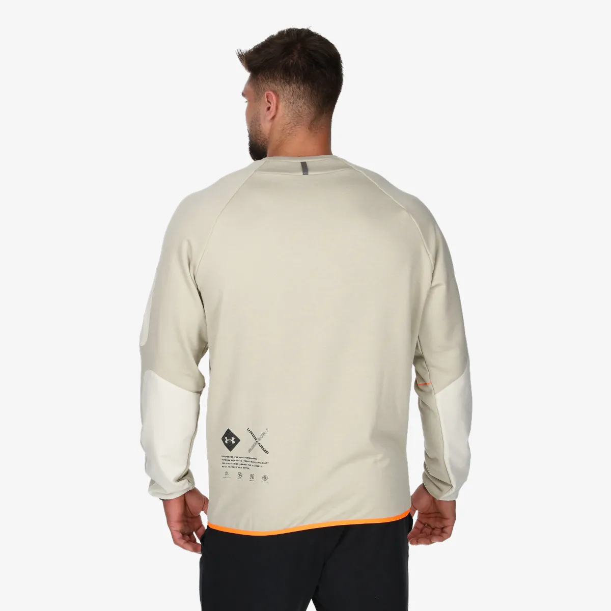 UNDER ARMOUR Majica bez kragne UA Terrain Terry Crew 