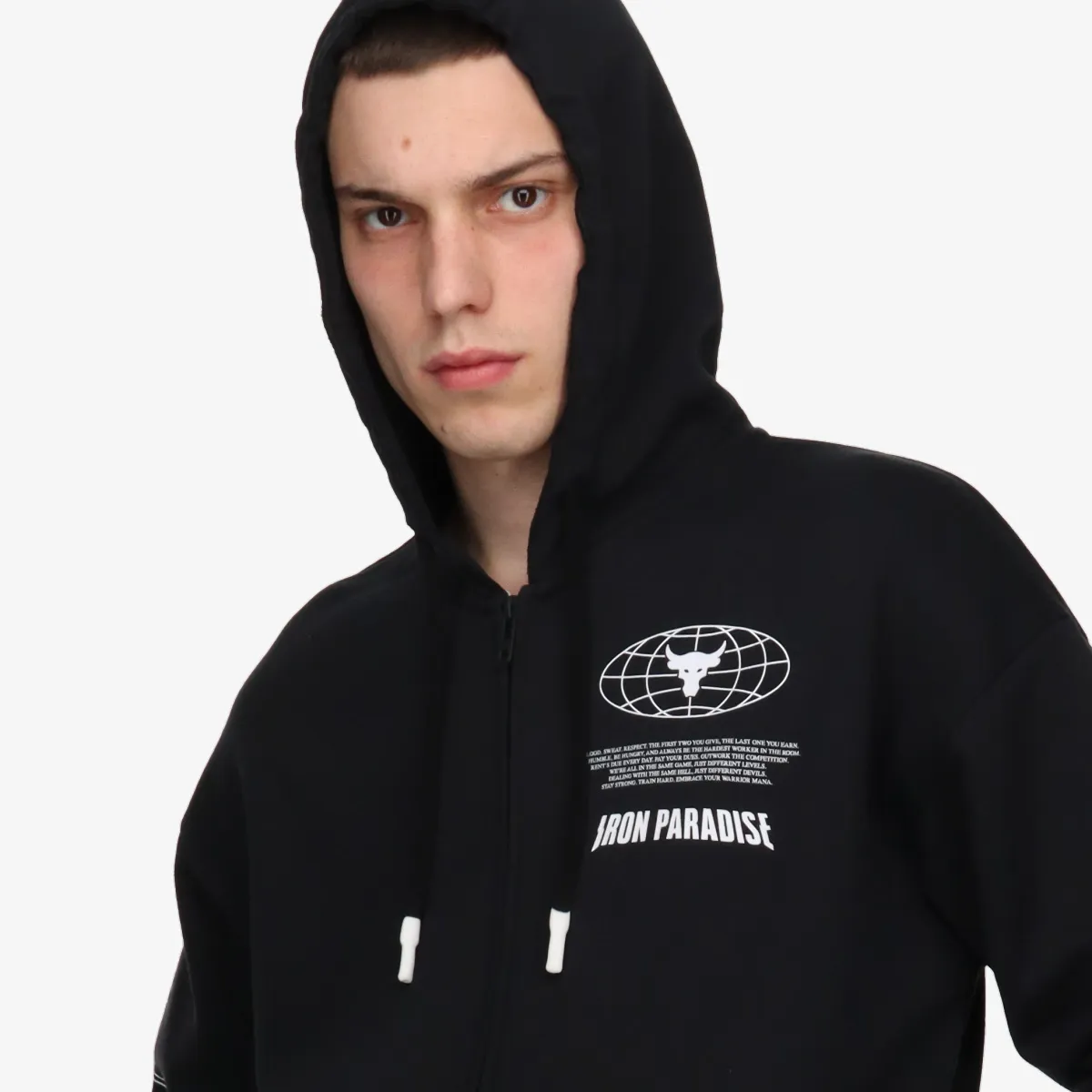 UNDER ARMOUR Majica s kapuljačom s patentom UA Pjt Rck Dsrpt Rvl Flc FZ