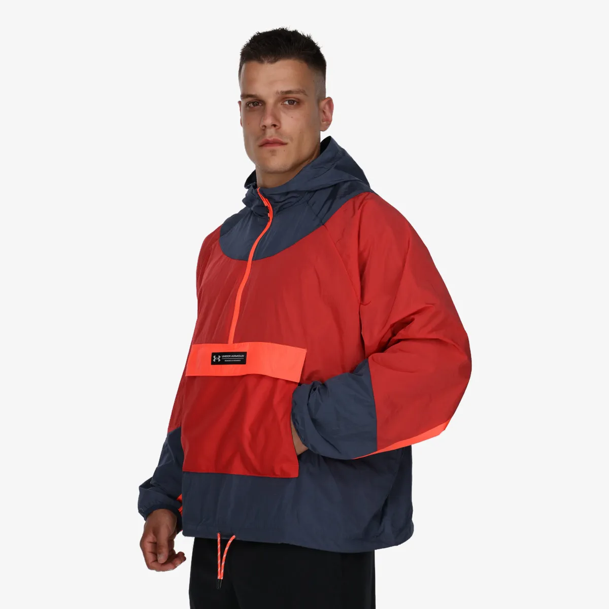 UNDER ARMOUR Jakna UA Rush Woven 1/2 Zip Anorak 