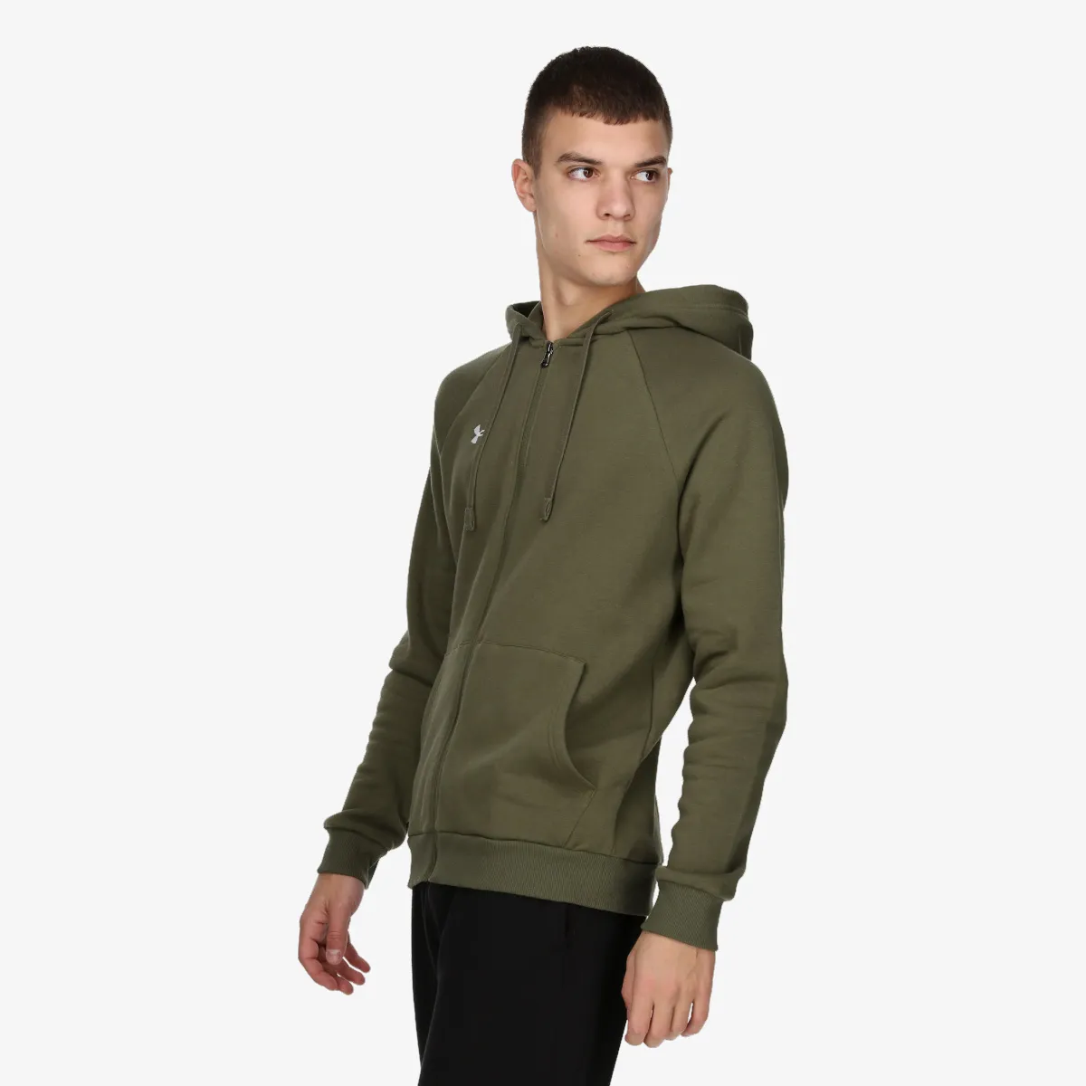 UNDER ARMOUR Majica s kapuljačom s patentom UA Rival Fleece FZ Hoodie 
