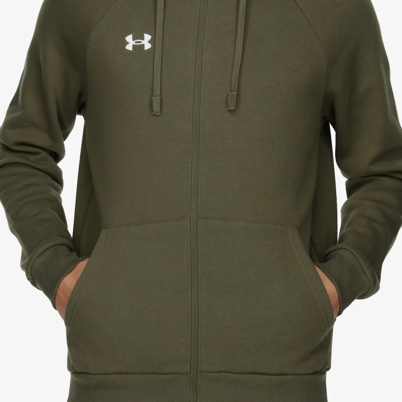 UNDER ARMOUR Majica s kapuljačom s patentom UA Rival Fleece FZ Hoodie 