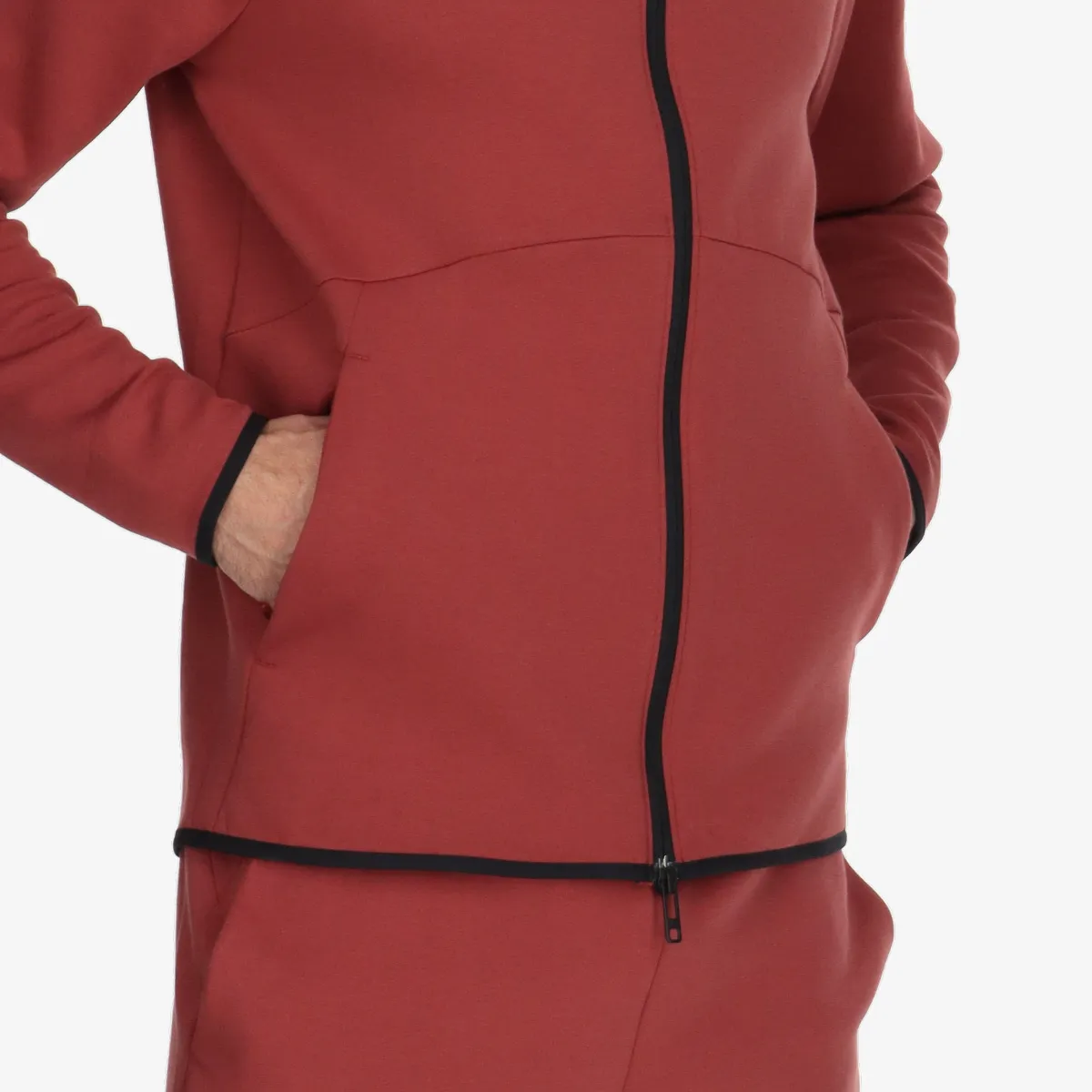 UNDER ARMOUR Majica s kapuljačom s patentom UA Unstoppable Flc FZ 