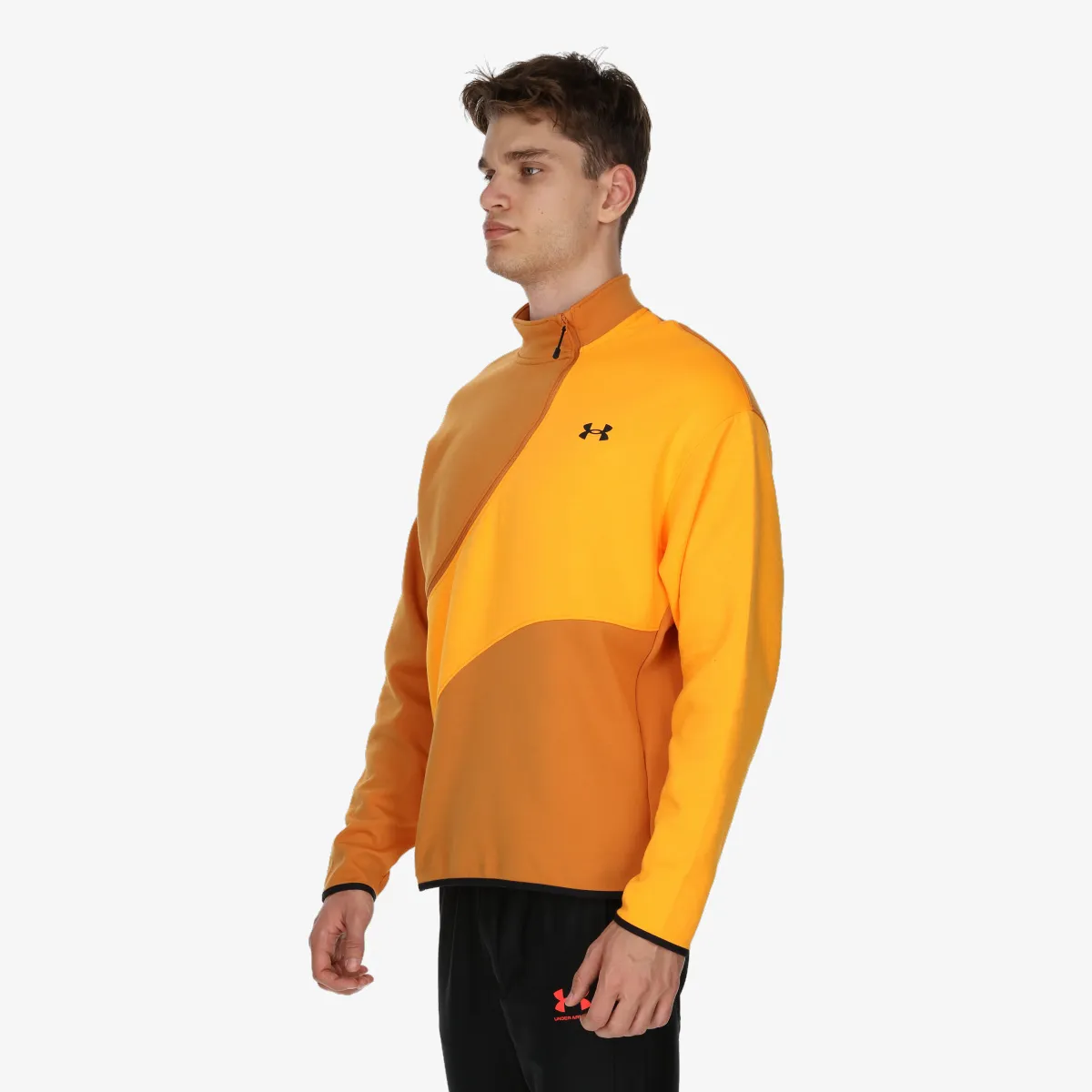 UNDER ARMOUR Majica s polu patentom UA Unstoppable Flc 1/2 Zip 