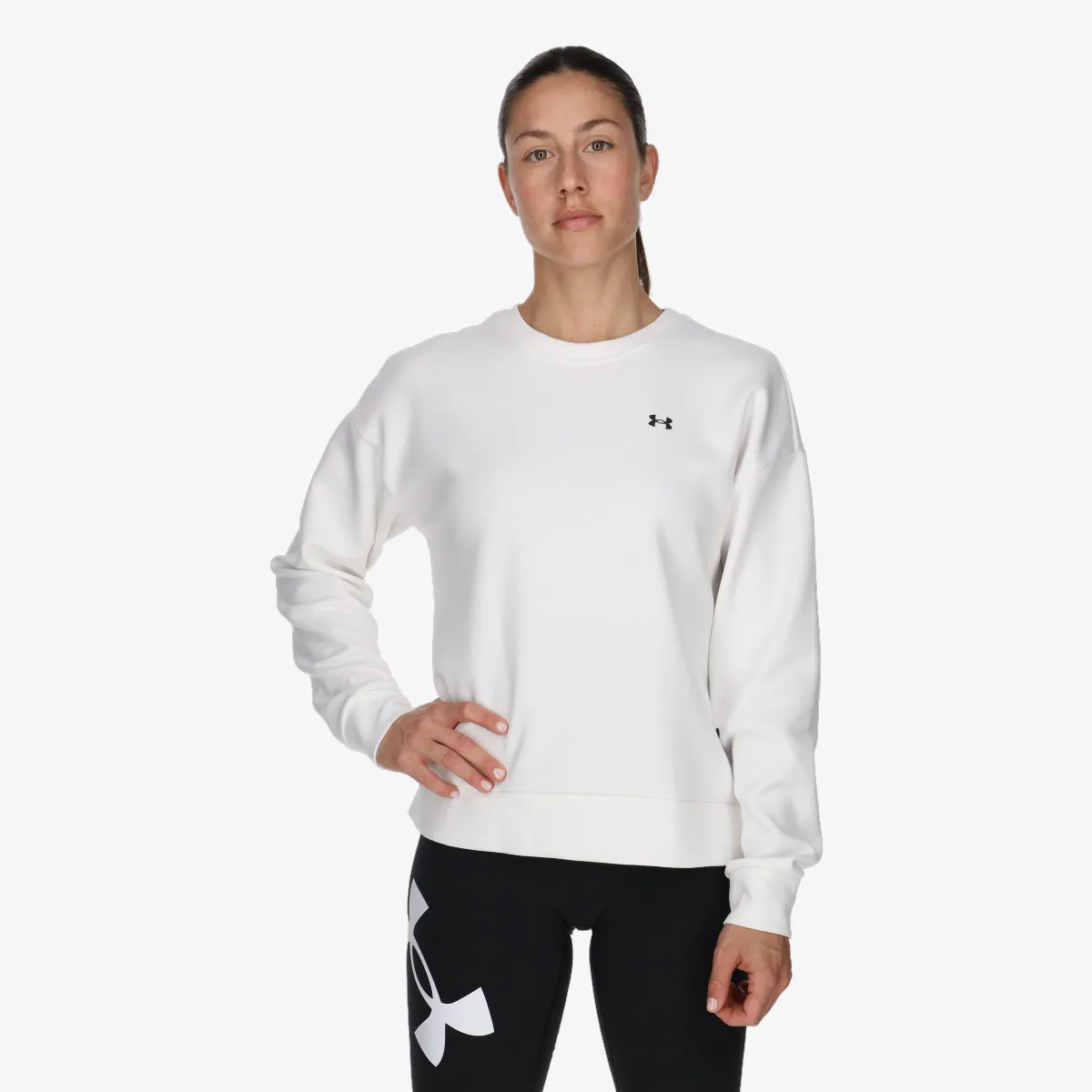 UNDER ARMOUR Majica bez kragne Unstoppable Flc Crew 