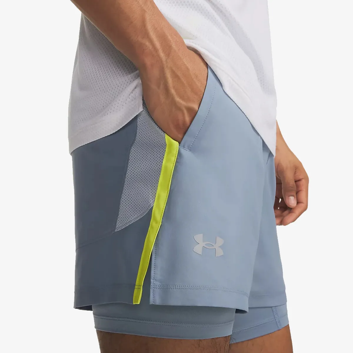 UNDER ARMOUR Kratke hlače UA LAUNCH 5'' 2-IN-1 SHORTS 