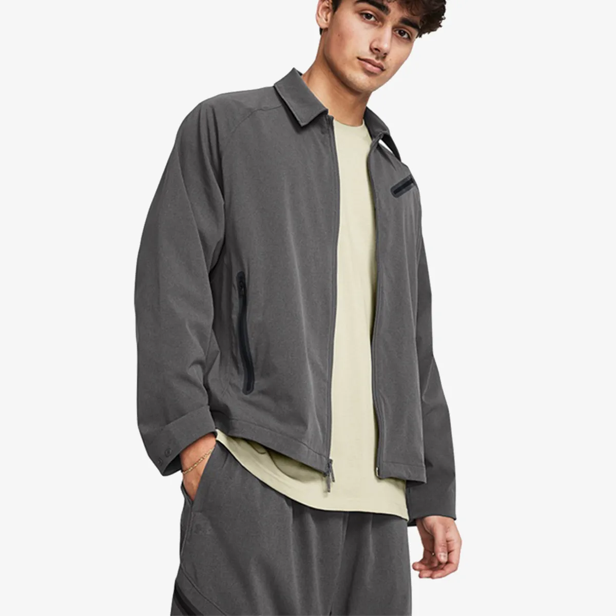 UNDER ARMOUR Majica s patentom UA Unstoppable Airvent Jkt 