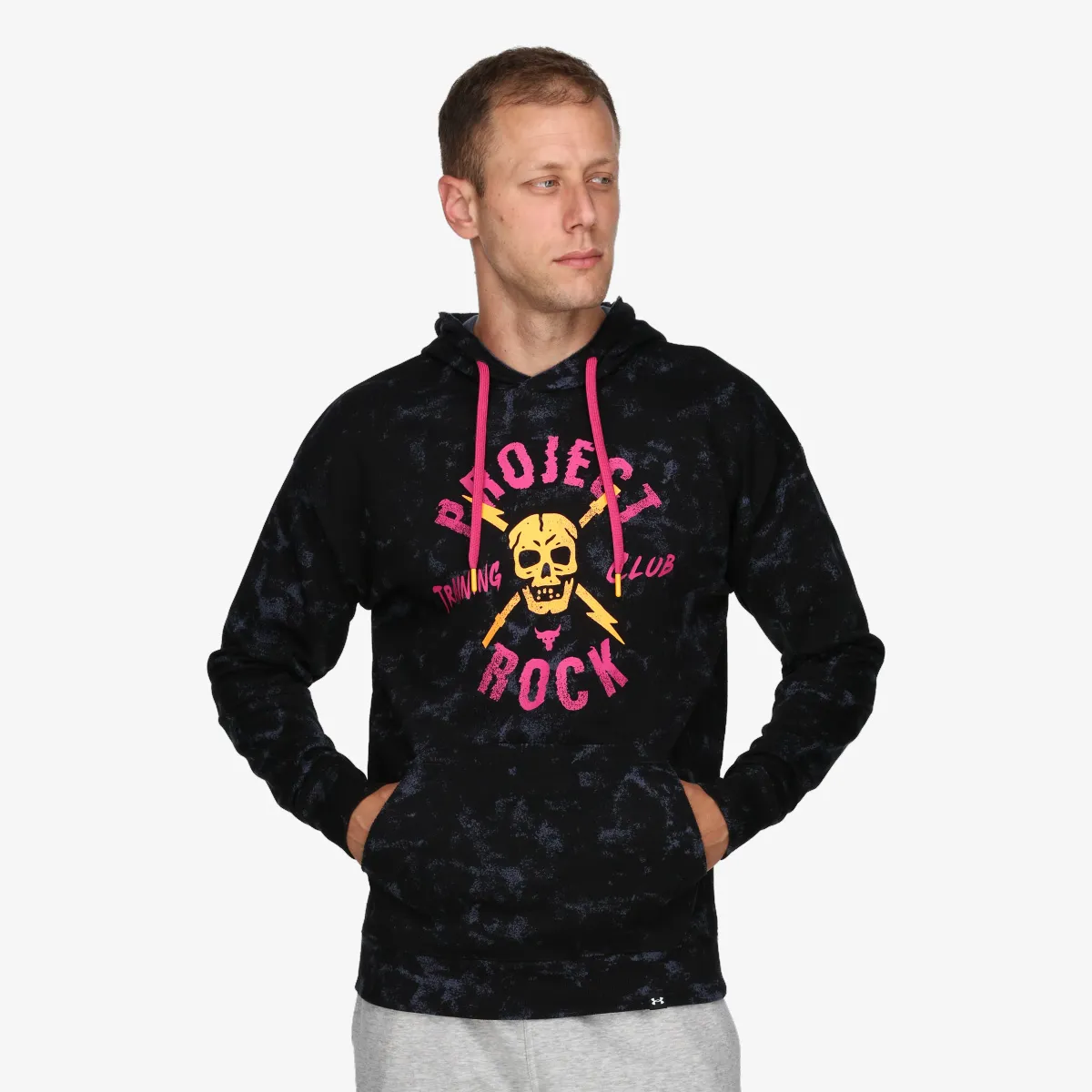 UNDER ARMOUR Majica s kapuljačom Pjt Rck AOP Rvl Terry HD 