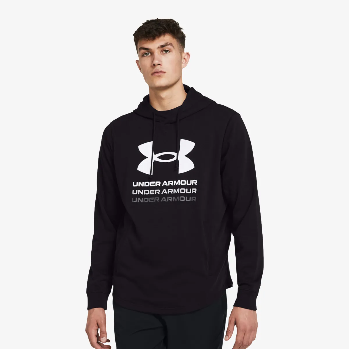 UNDER ARMOUR Majica s kapuljačom UA Rival Terry Graphic Hood 
