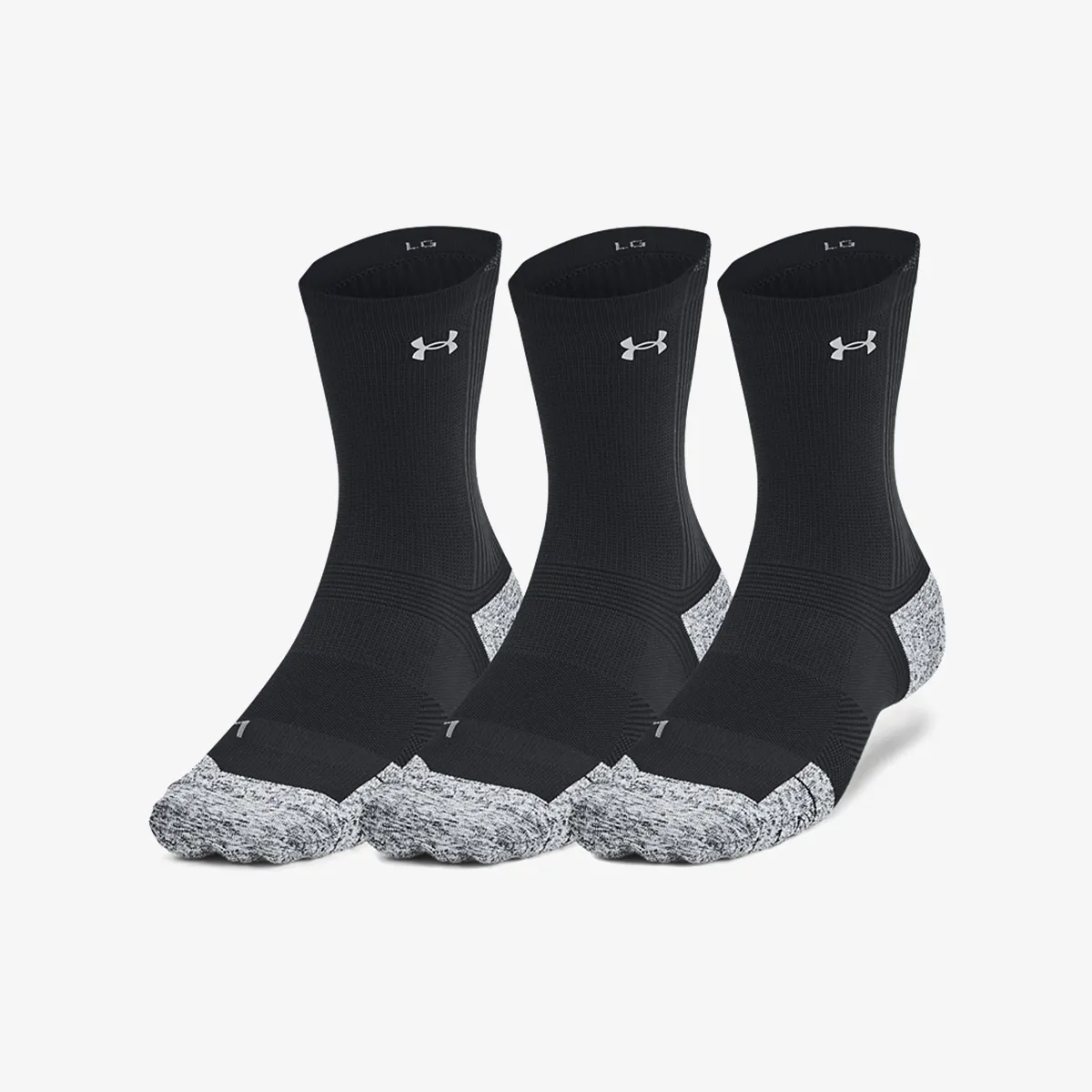 UNDER ARMOUR Čarape UA AD Run Cushion 3pk Crew