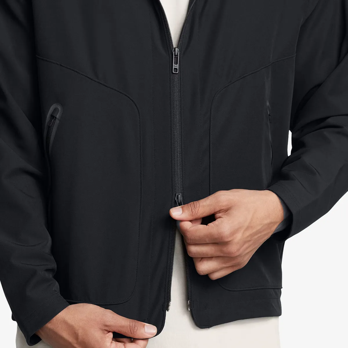 UNDER ARMOUR Majica s kapuljačom s patentom UA Unstoppable Jacket LC 