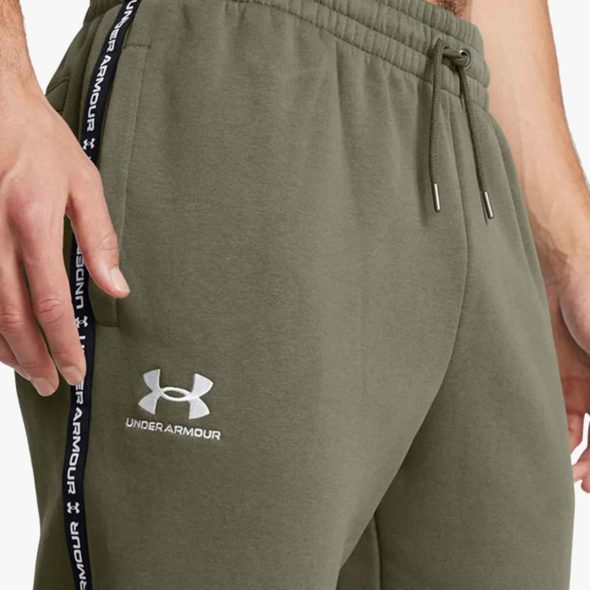 UNDER ARMOUR Hlače UA Icon Fleece Jgr Taping 