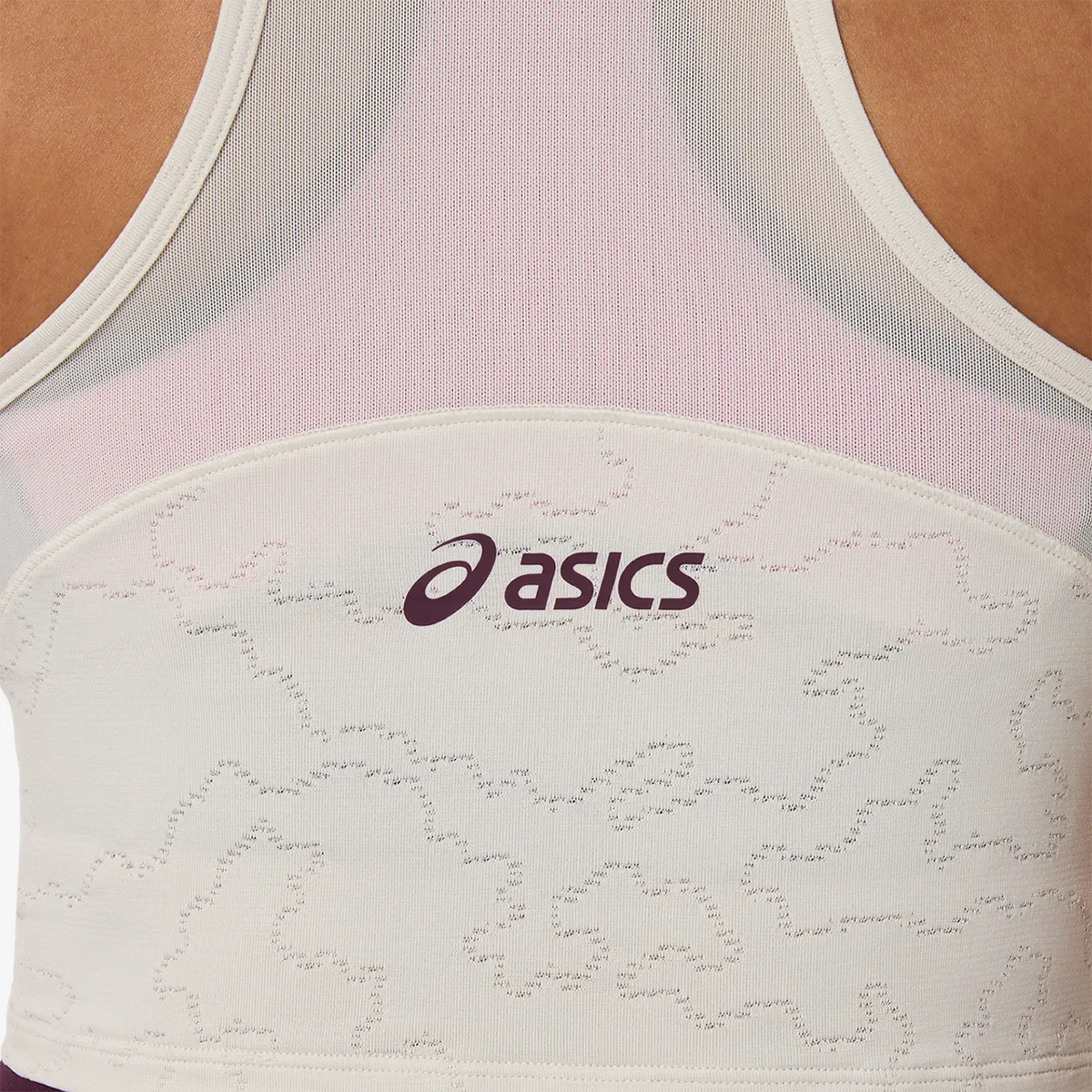 ASICS Top i majica bez rukava MATCH JACQUARD CROP TOP 