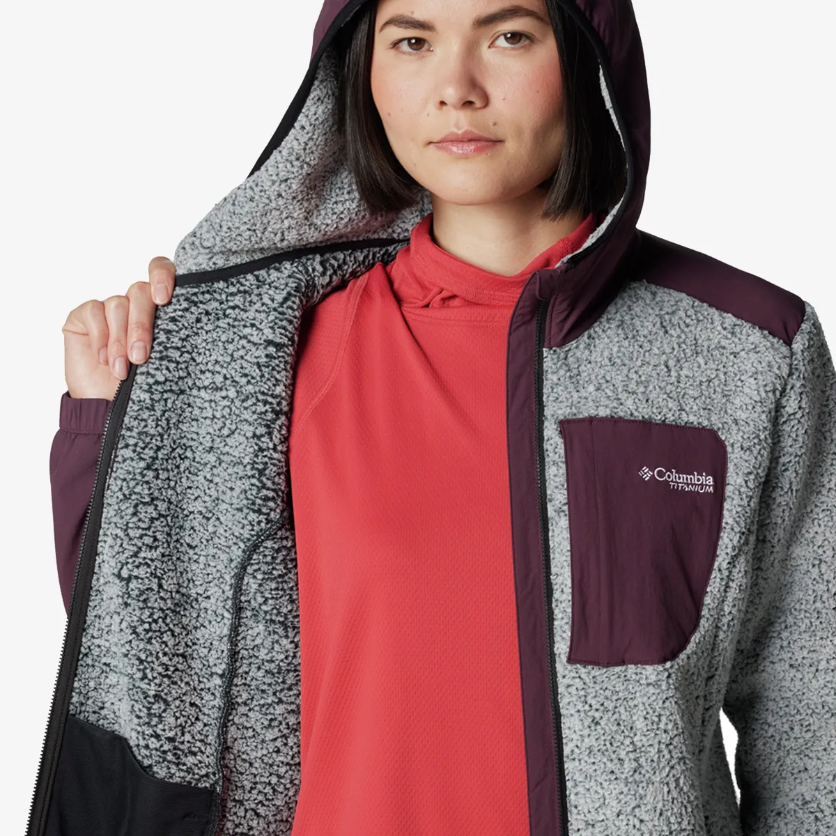 COLUMBIA Majica s kapuljačom Arctic Crest™ Sherpa Full Zip 