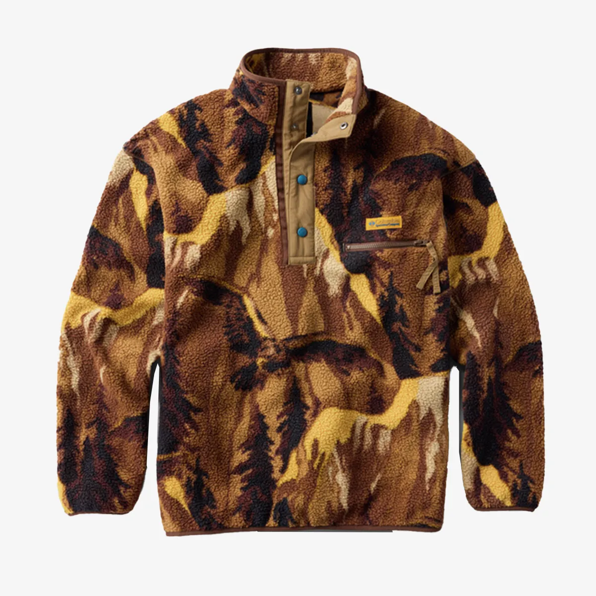 COLUMBIA Majica s polu patentom Helvetia™ II Printed Half Snap Fleece