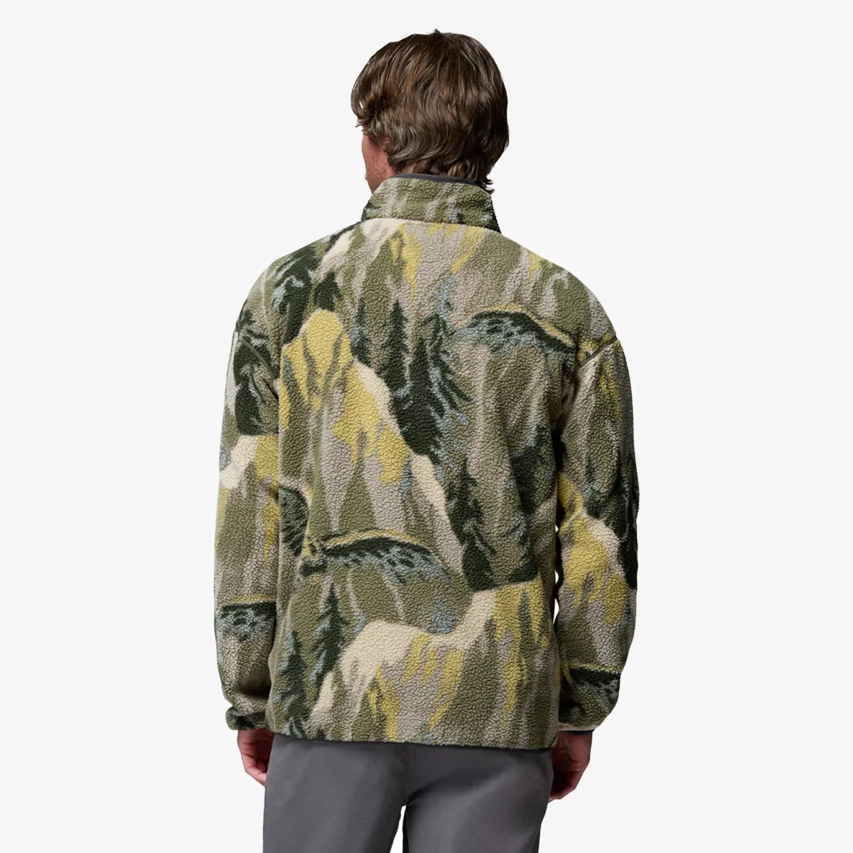 COLUMBIA Majica s polu patentom Helvetia™ II Printed Half Snap Fleece 