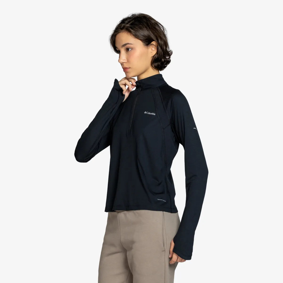 COLUMBIA Majica s polu patentom Stealth Spring™ LS Half Zip Tee 