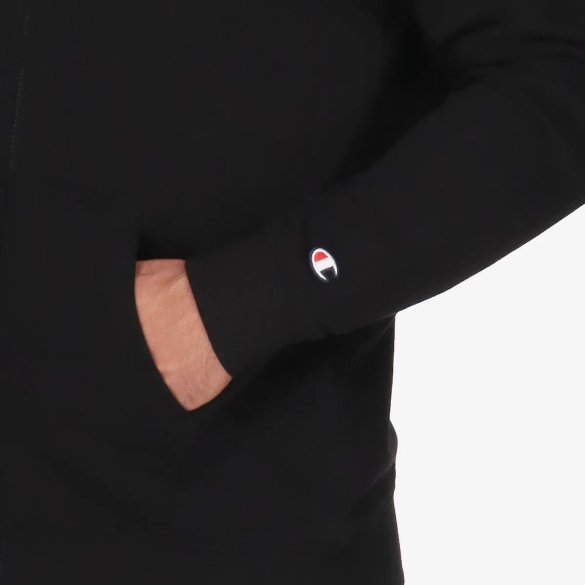 CHAMPION Majica s kapuljačom s patentom GRAPHIC FULL ZIP HOODY