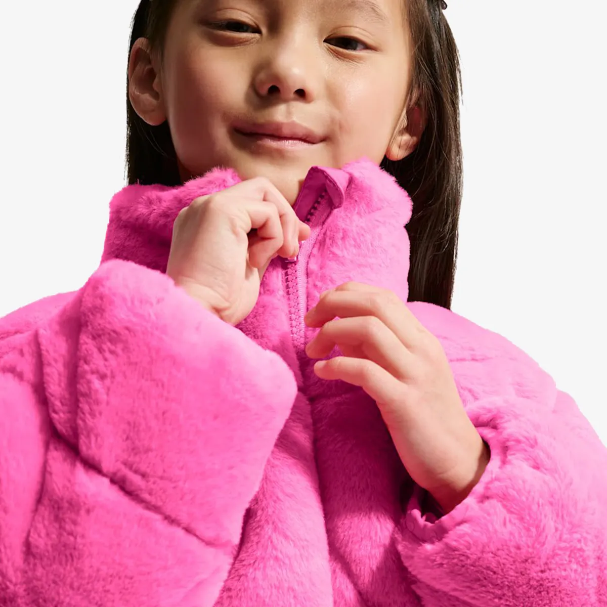 NIKE Jakna NKG QUILTED FAUX FUR JKT
