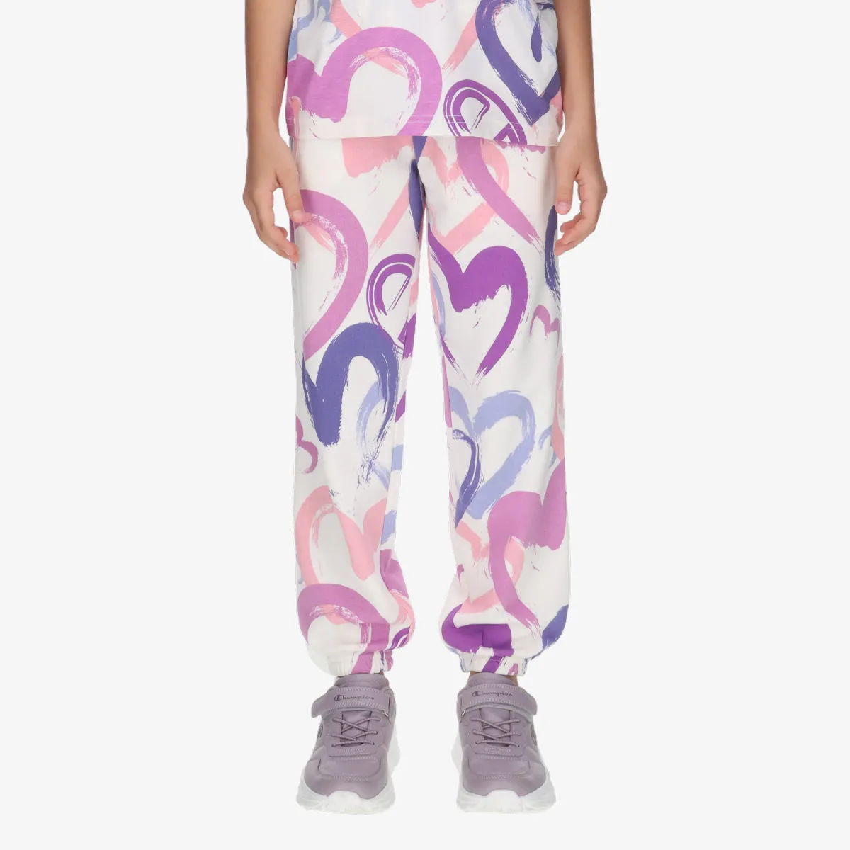 CHAMPION Hlače ALL OVER HEART CUFFED PANTS