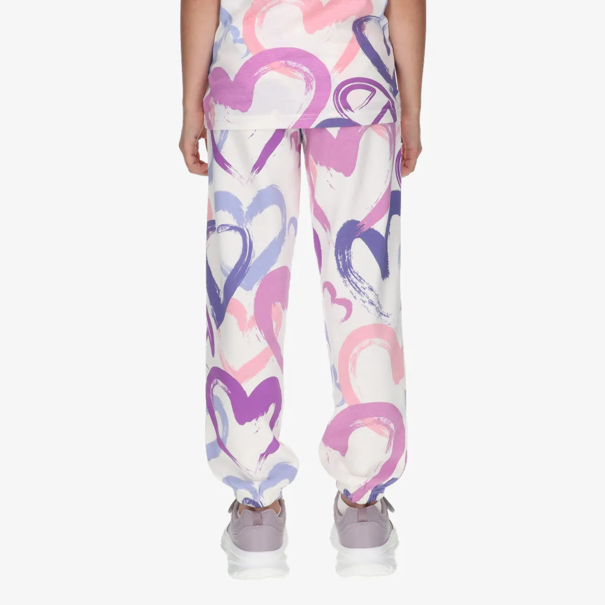 CHAMPION Hlače ALL OVER HEART CUFFED PANTS