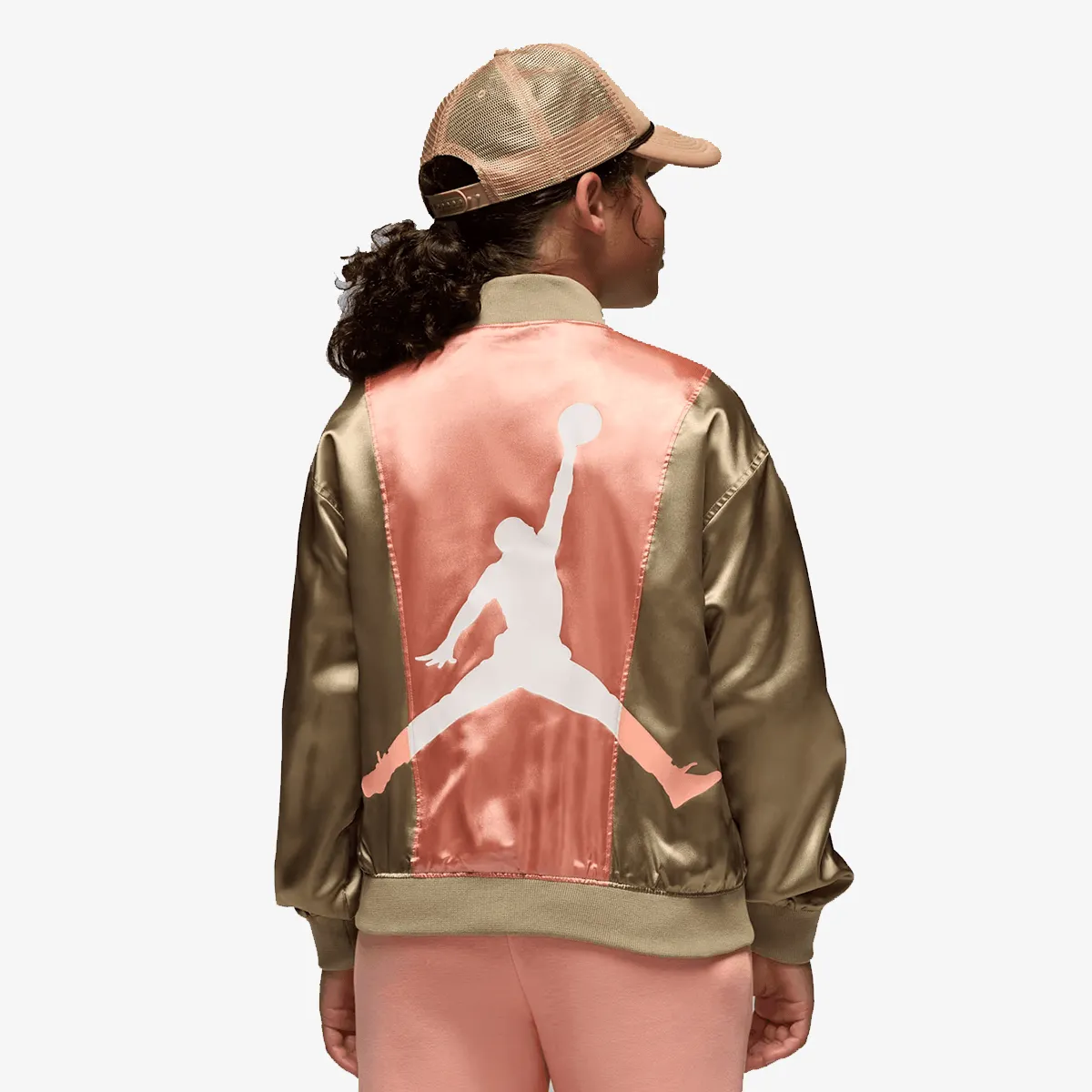 JORDAN Jakna JDG COLOR BLOCKED SATIN BOMBER