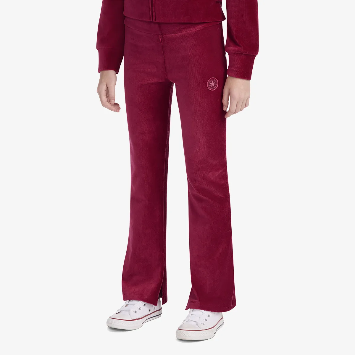 CONVERSE Tajice CNVG RIBBED VELOUR FLARED LEGG 