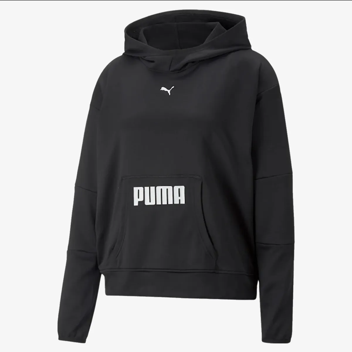 PUMA Majica s kapuljačom TRAIN ALL DAY HOODIE PUMA BLACK 