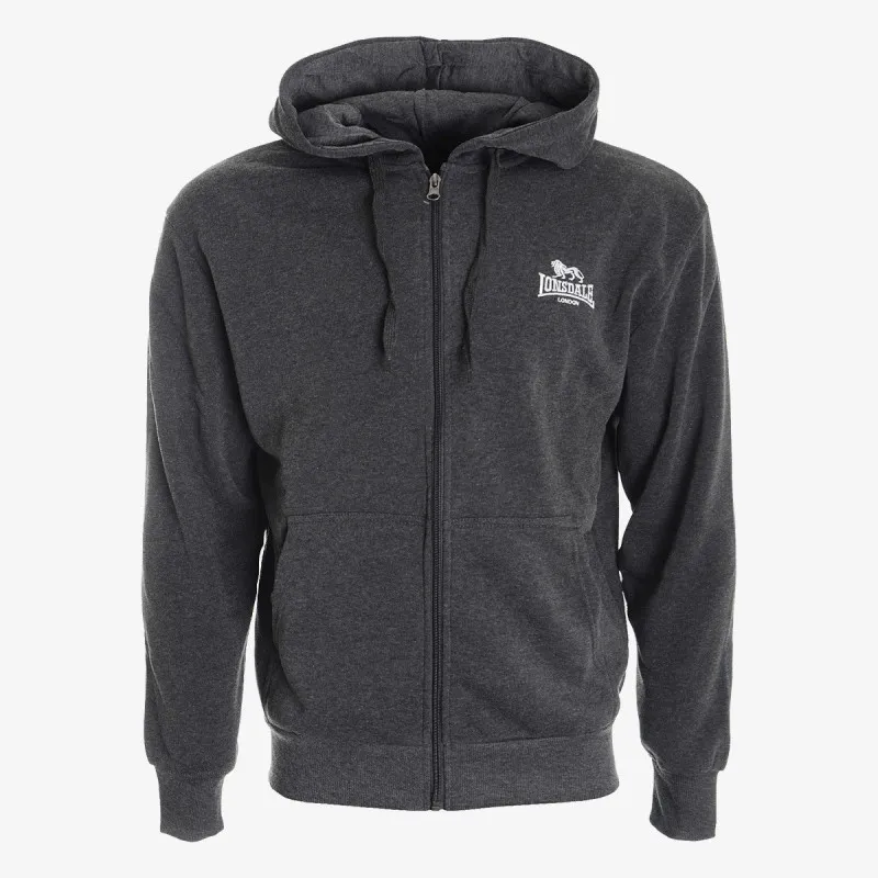 LONSDALE Majica s kapuljačom s patentom LNSD MEN'S FULL ZIP HOODY