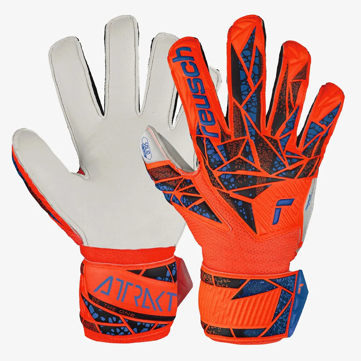 REUSCH Golmanske rukavice ATTRAKT SOLID FINGER SUPPORT JUNIOR 