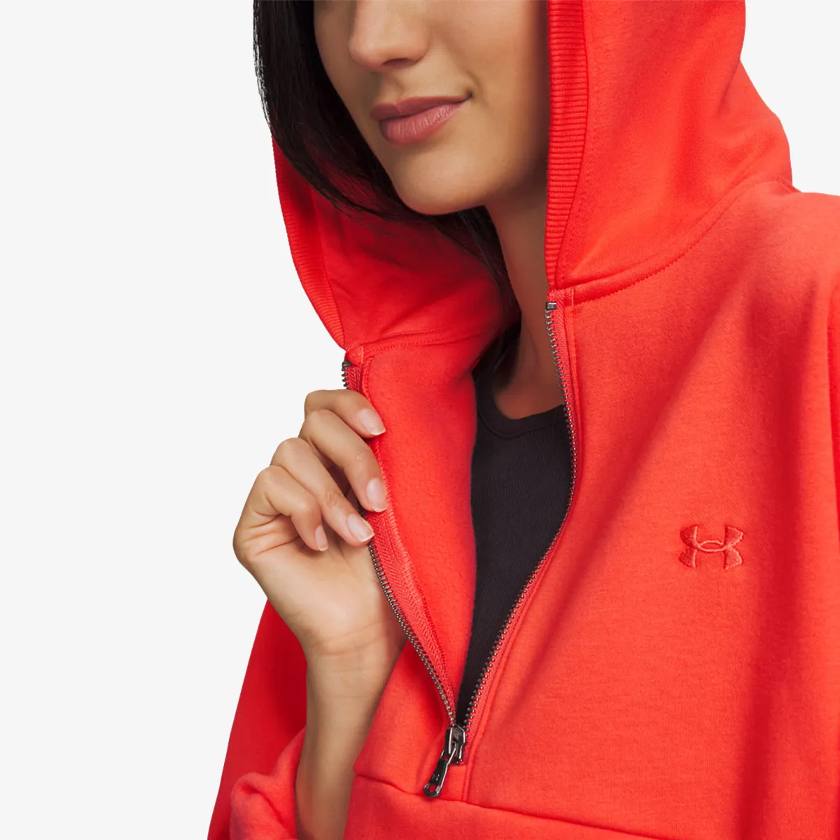UNDER ARMOUR Majica s polu patentom UA ICON 96 HZ HOODIE 