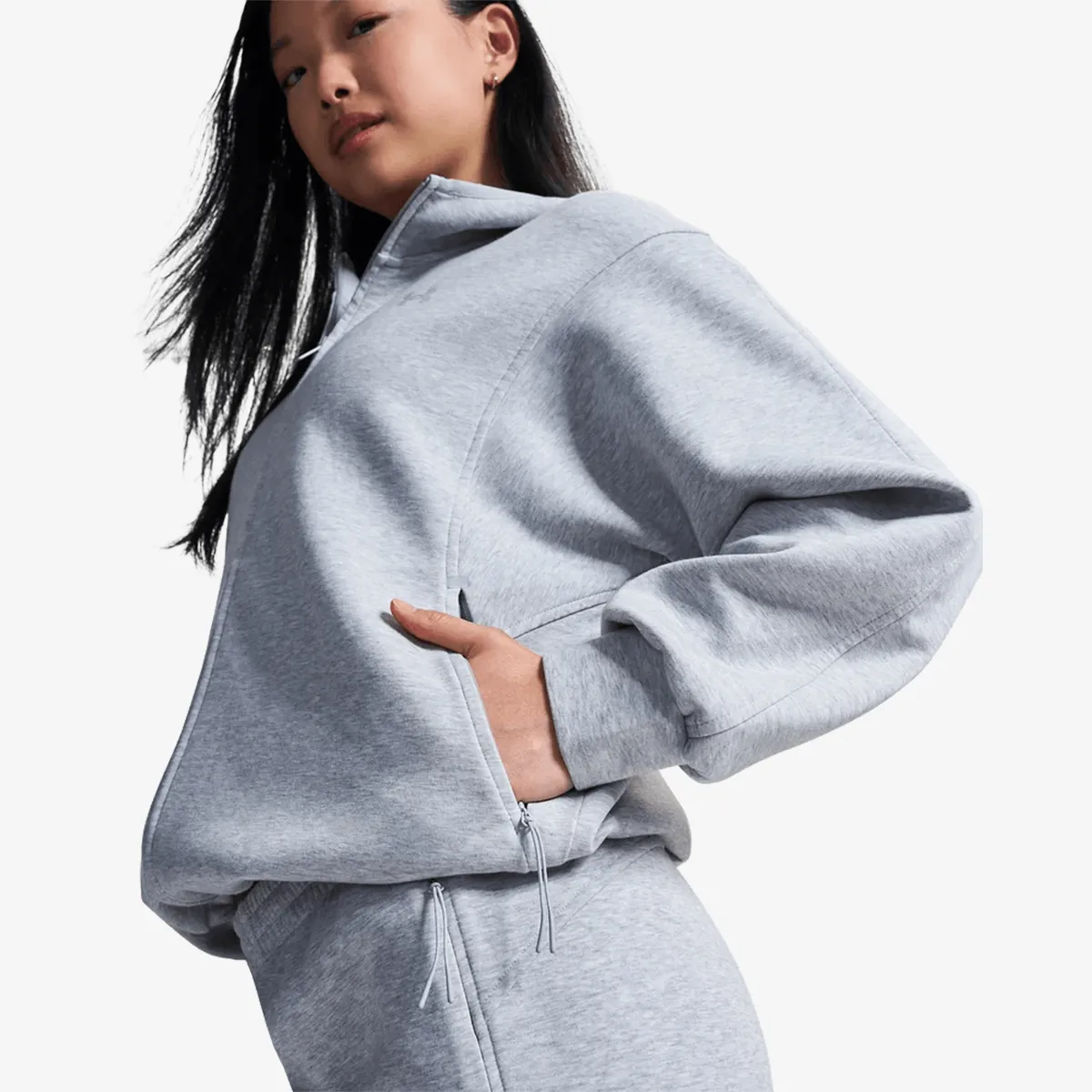 UNDER ARMOUR Majica s kapuljačom s patentom Unstoppable Fleece FZ Jkt