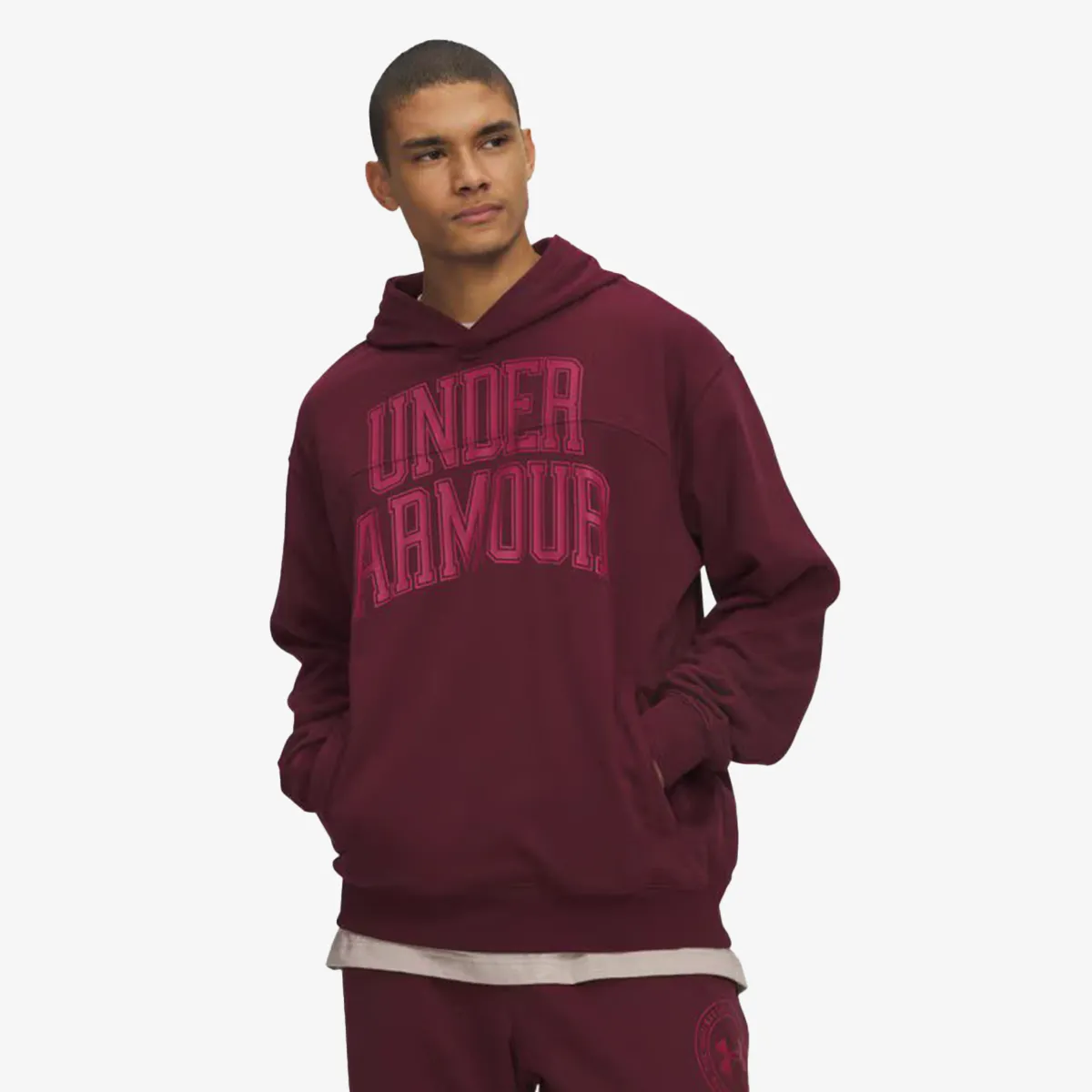 UNDER ARMOUR Majica s kapuljačom UA Rival LW Graphic Hoodie 