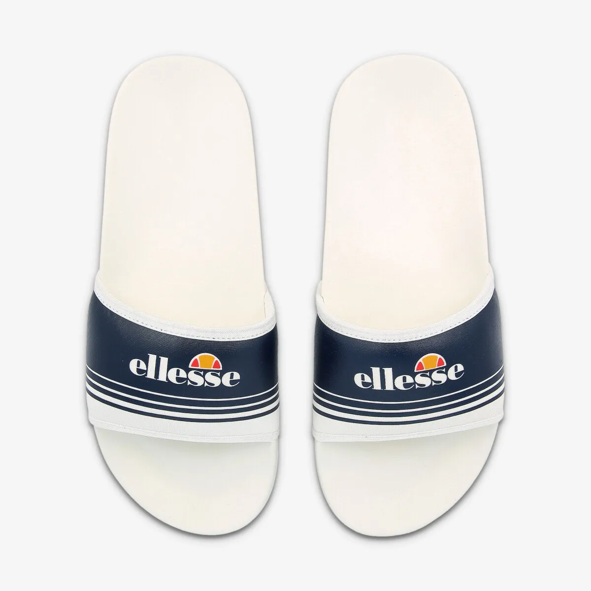 ELLESSE Papuče FILIPPO JACQUARD TEXT AM WHT/BLU