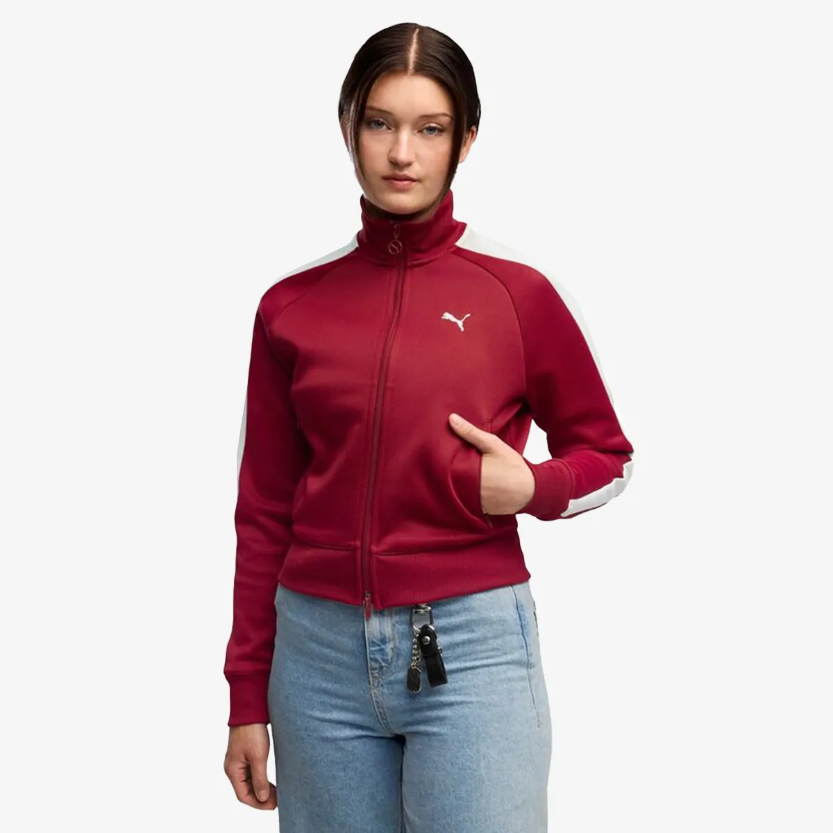 PUMA Majica s patentom PUMA T7 ALWAYS ON Short Track Jacket 