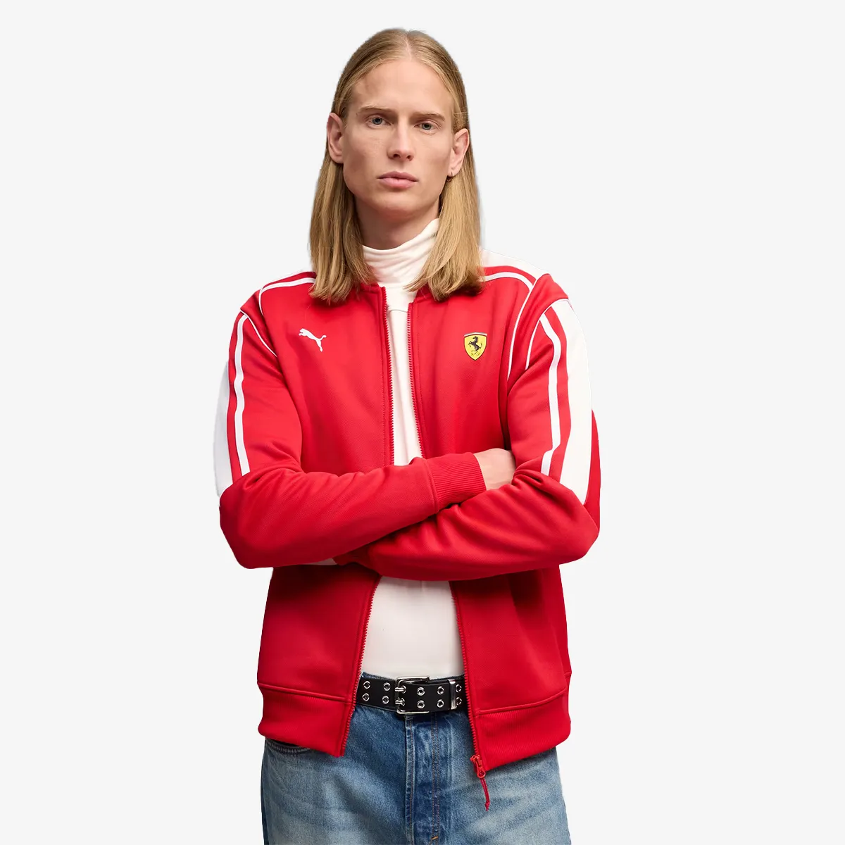 PUMA Jakna Ferrari MT7 Track Jkt. rosso corsa 